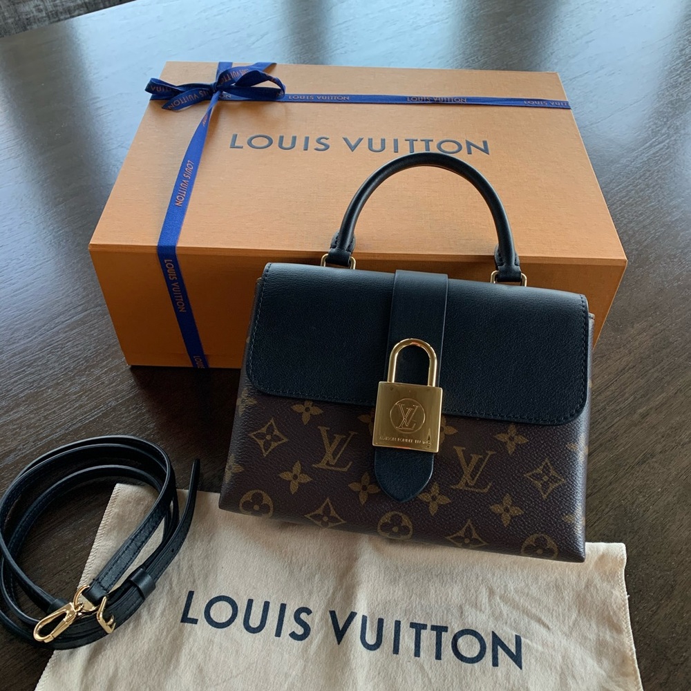 Louis Vuitton Locky BB bag logo and black like new